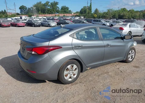 2016 Hyundai Elantra Se из США, поврежденный, VIN KMHDH4AE4GU619713